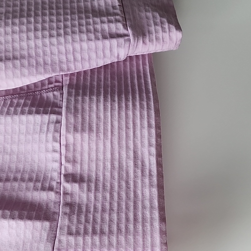 Hyba Pale Pink Waffle Impression Half Zip Fleece Workout Top - Picture 4 of 8